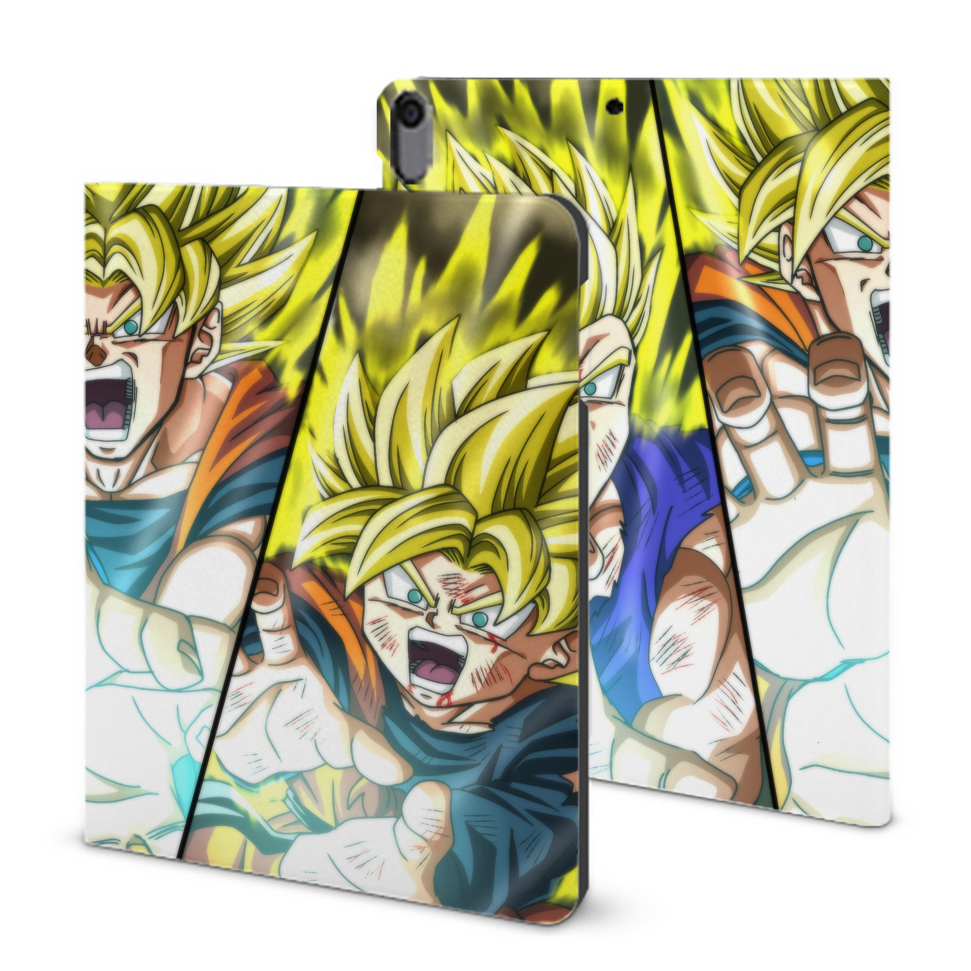 （画像用） ドラゴンボール DRAGON BALL IPad ケース ブック型 PUレザー TPU 耐衝撃 軽量 薄型 ペン収納なし 全面保護 IPad 各モデル対応
